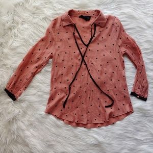 Sweet Wanderer Long Sleeve Kitty Blouse
